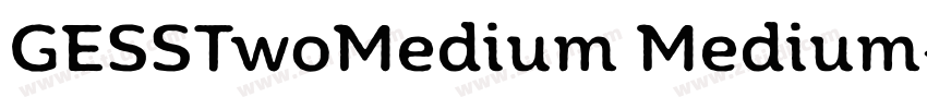 GESSTwoMedium Medium字体转换